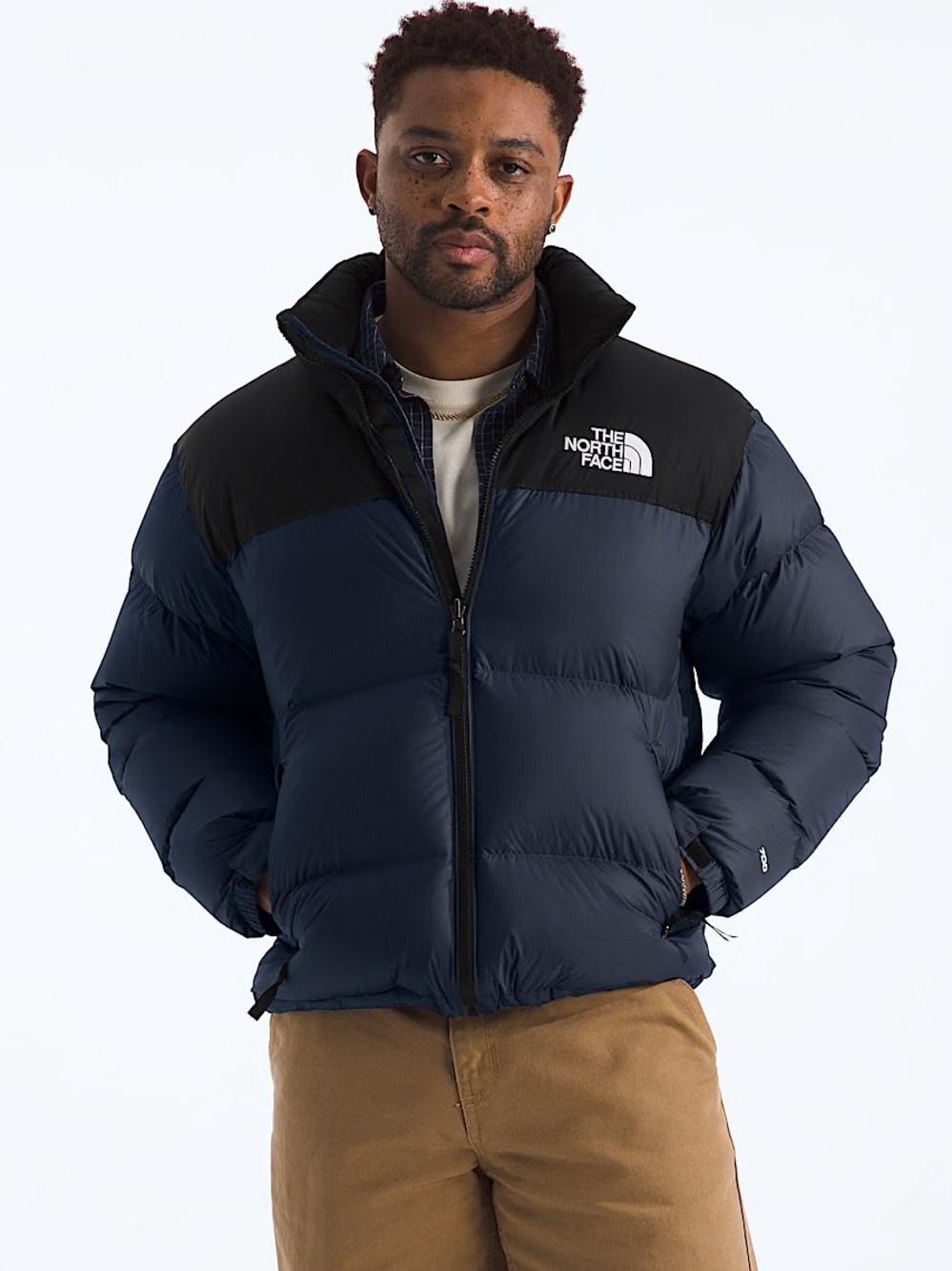 Retro Nuptse Jacket 1996
The North Face Navy & Black Down Puffer Jacket